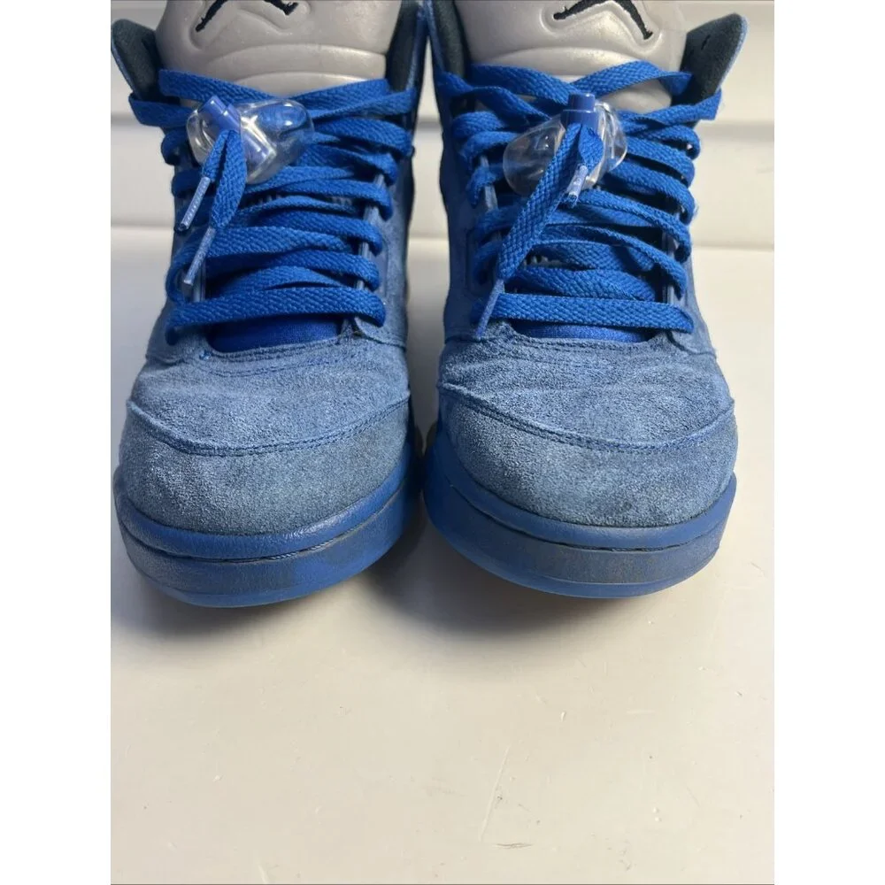 Nike Air Jordan 5‎ Retro 2017  Royal Blue Suede Men Us Size 8
